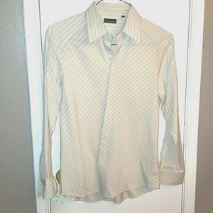 Mens 7 Diamonds Dress Shirt Button Up Long Sleeve XL - Dry Cleaned